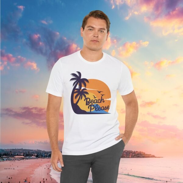 Beach Please Unisex Tee - Relaxed Summer Vibes - Triply Tees