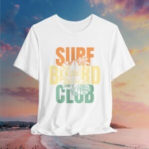 Surf Board Club Tee | Beachwear, Gift for Surfers - Triply Tees