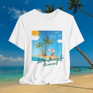 Beach Vibe Graphic Tee, Summer T-Shirt, Casual Beachwear - Triply Tees