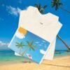 Beach Vibe Graphic Tee, Summer T-Shirt, Casual Beachwear - Triply Tees
