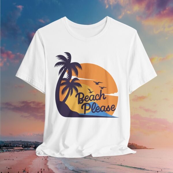 Beach Please Unisex Tee - Relaxed Summer Vibes - Triply Tees