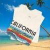 California Perfect Wave Tee, Surf T-Shirt for Beach Lovers - Triply Tees