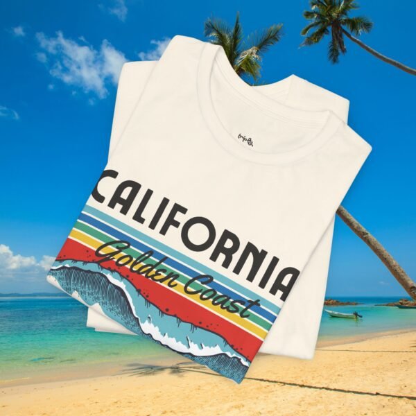 California Perfect Wave Tee, Surf T-Shirt for Beach Lovers - Triply Tees