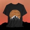 Mountain Sunset Graphic Tee - Chase the Sun T-Shirt - Triply Tees