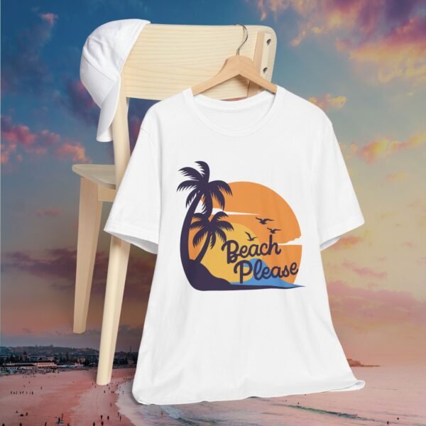 Beach Please Unisex Tee - Relaxed Summer Vibes - Triply Tees