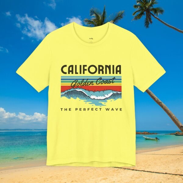 California Perfect Wave Tee, Surf T-Shirt for Beach Lovers - Triply Tees