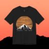 Mountain Sunset Graphic Tee - Chase the Sun T-Shirt - Triply Tees