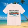 California Perfect Wave Tee, Surf T-Shirt for Beach Lovers - Triply Tees
