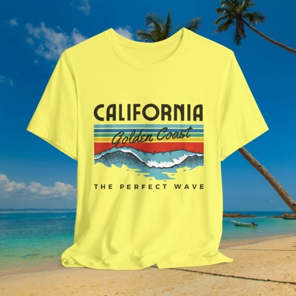 California Perfect Wave Tee, Surf T-Shirt for Beach Lovers - Triply Tees