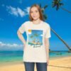 Beach Vibe Graphic Tee, Summer T-Shirt, Casual Beachwear - Triply Tees