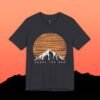 Mountain Sunset Graphic Tee - Chase the Sun T-Shirt - Triply Tees