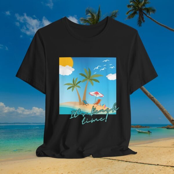 Beach Vibe Graphic Tee, Summer T-Shirt, Casual Beachwear - Triply Tees